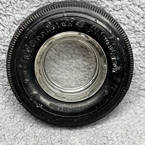 BF Goodrich Tire Ashtray Vintage Silvertown Car Tire Replica Trinket Tray